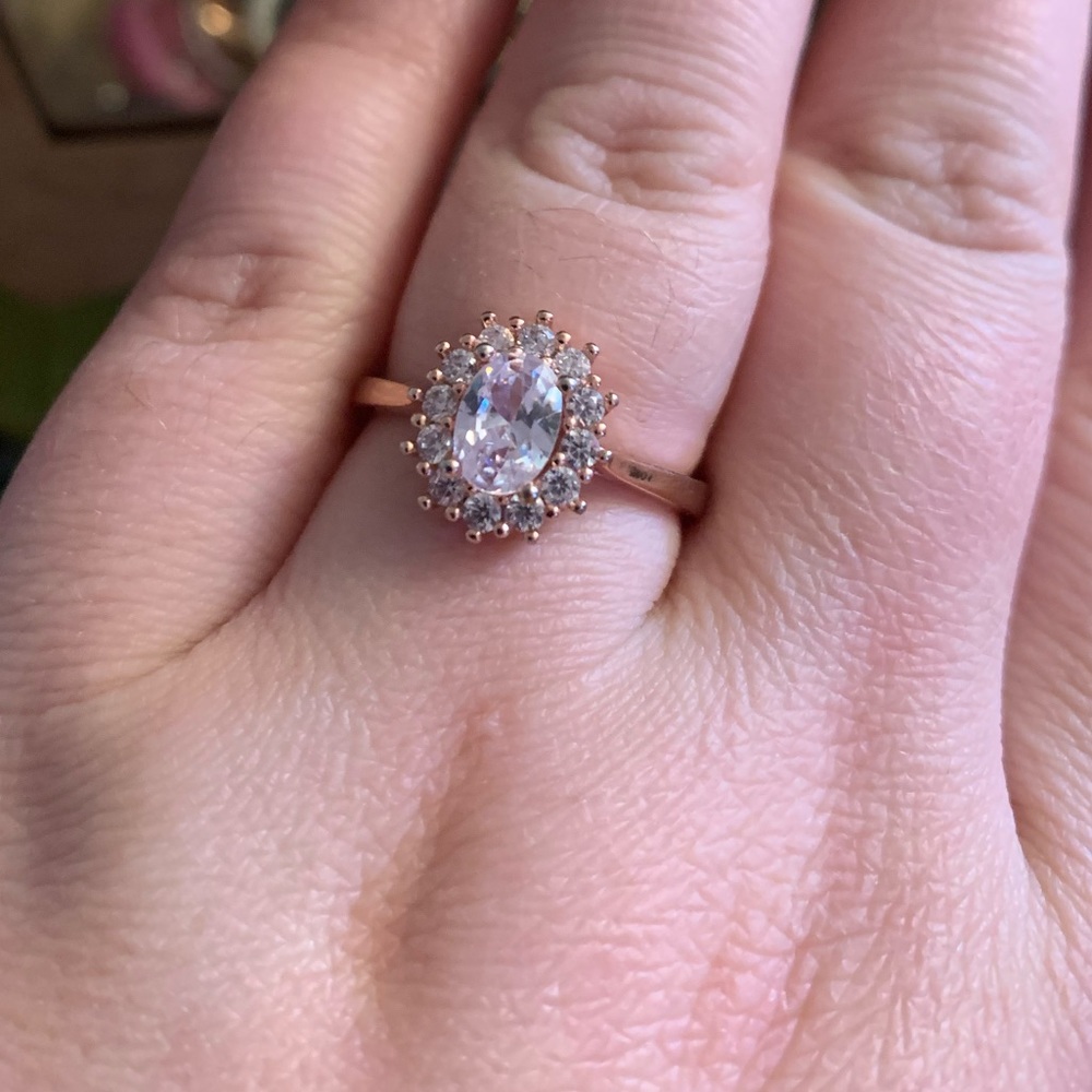 Rose gold ring